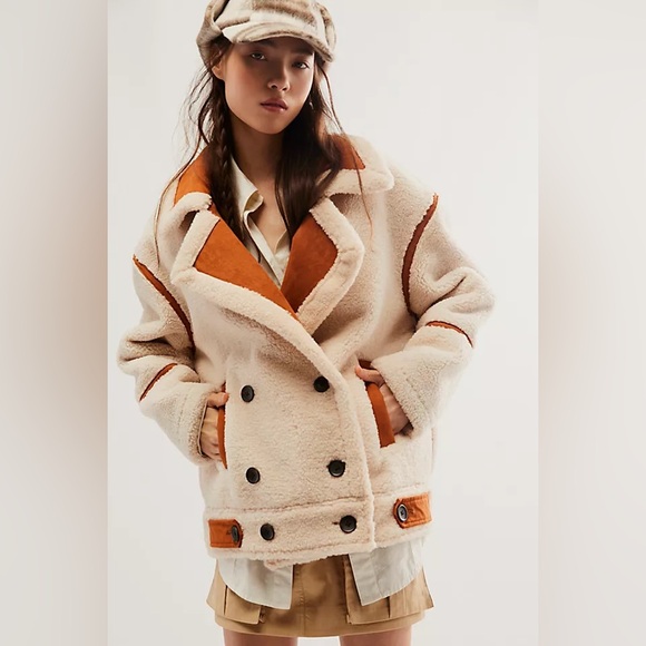 NWT Blank NYC Out of Town Pick Me Sherpa Teddy Jacket - Picture 4 of 12